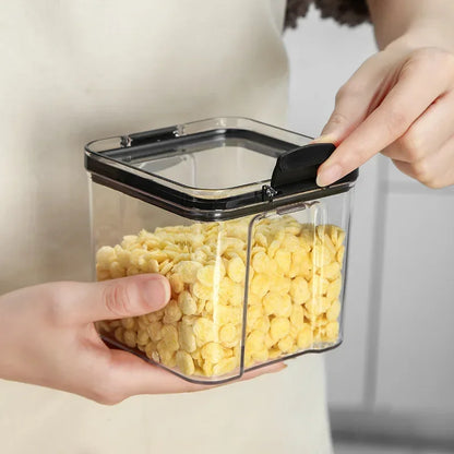 Food Storage Kitchen Containers Plastic Box Jars for Bulk Cereals Kitchen Organizers for Pantry Organizer Jars with Lid Home Set